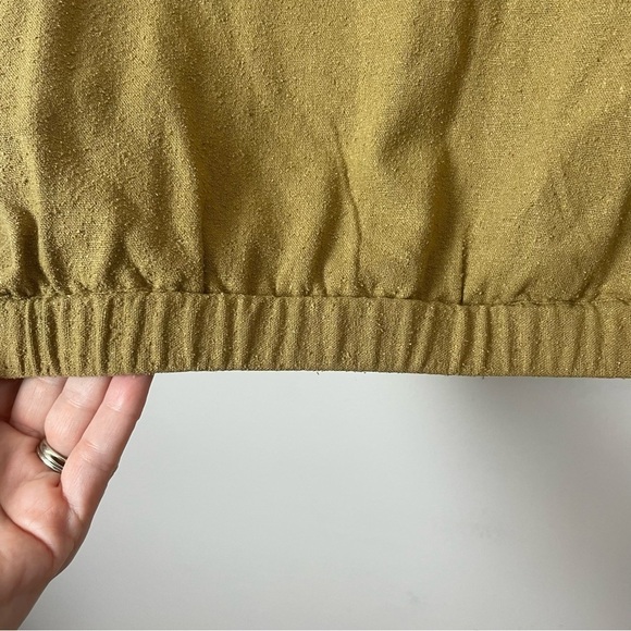 Oleg Cassini Vintage Open Front Jacket – 100% Silk, Gold Jeweled Front - Picture 5 of 13